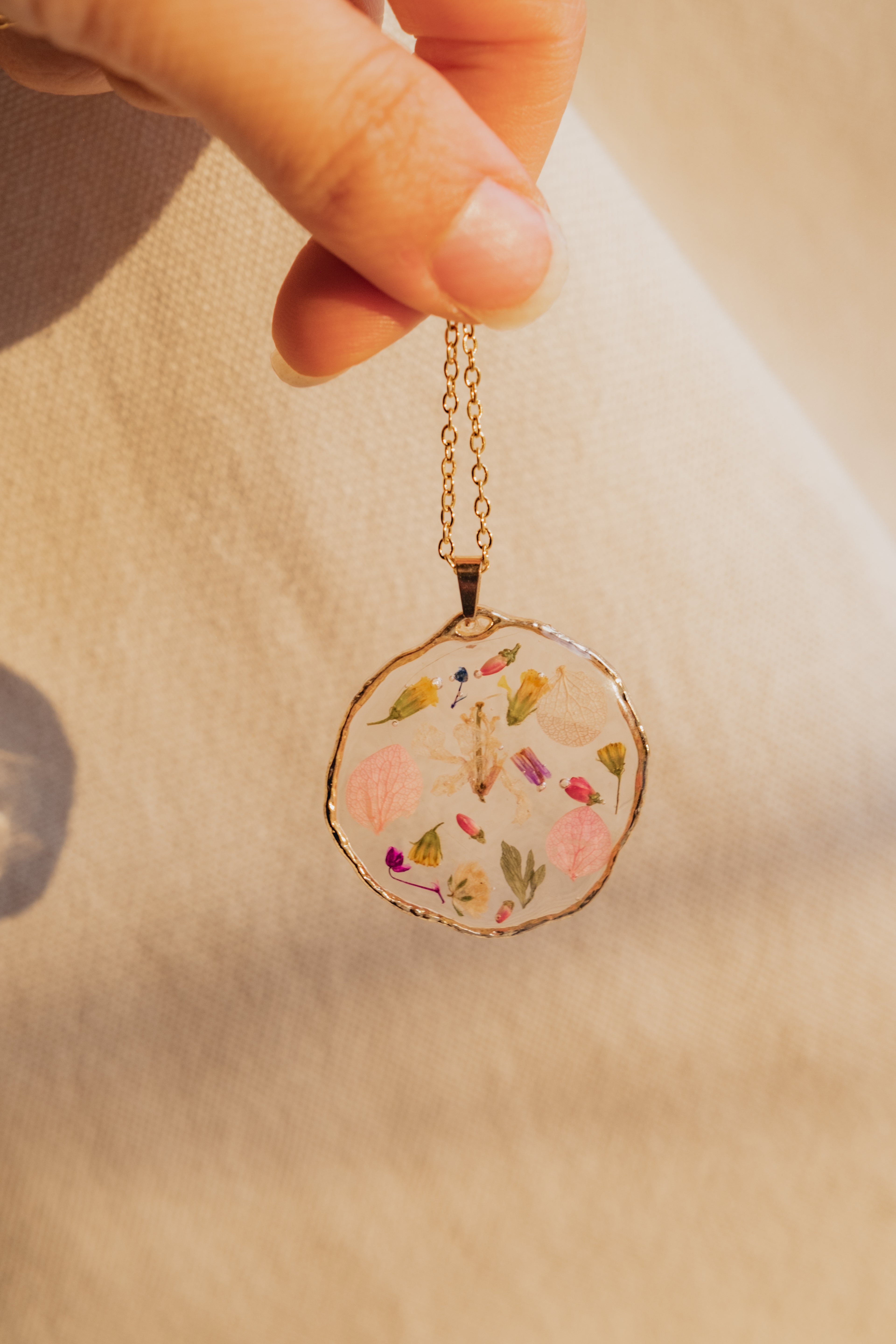 Collana mix fiori