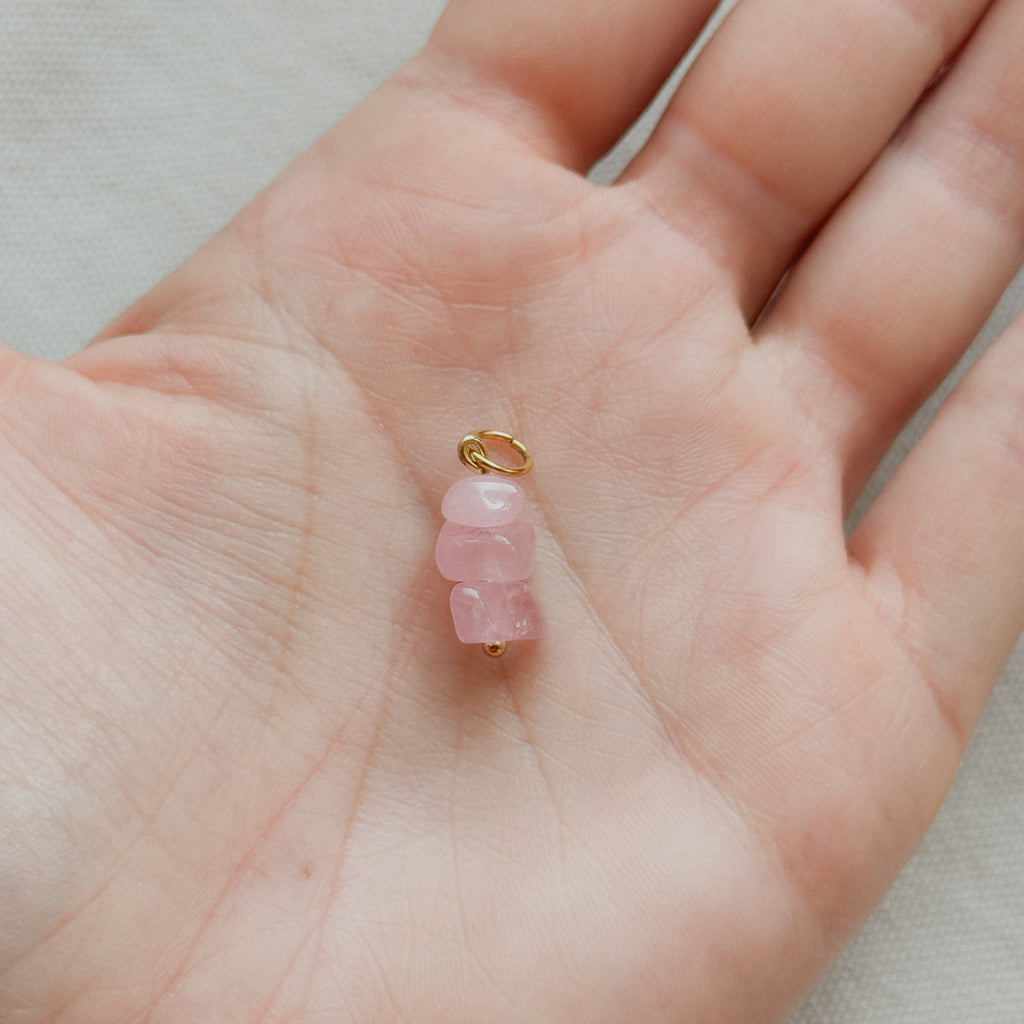 Tris di quarzo rosa